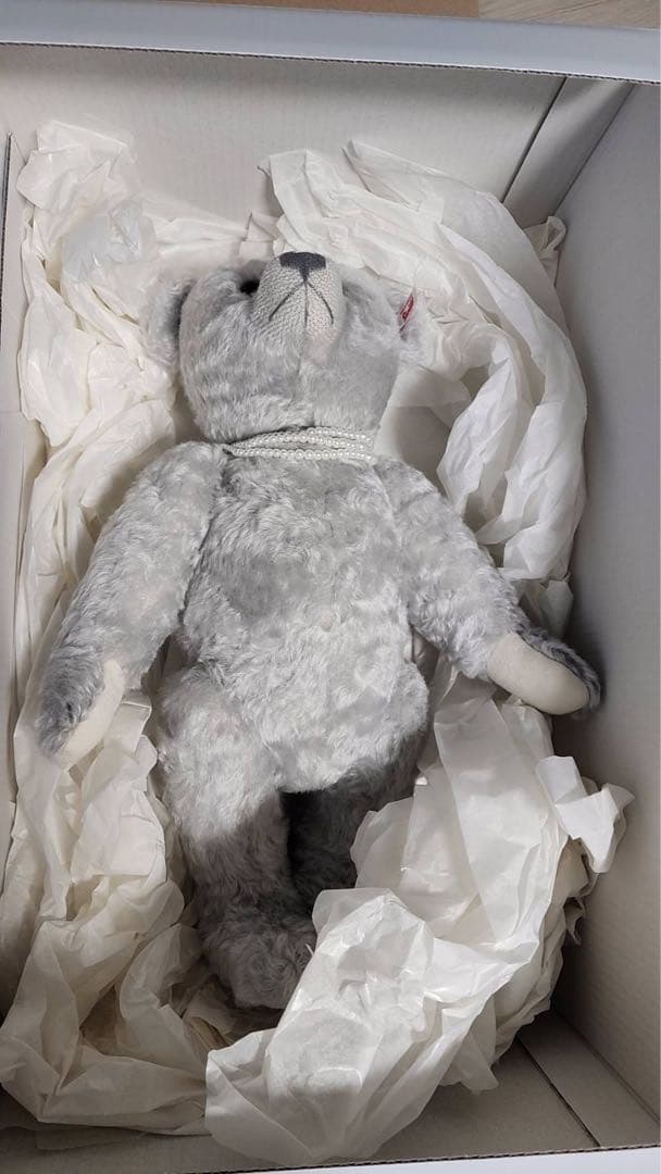 【極美品】シュタイフ エリザベス女王 追悼限定 テディベア 箱付き