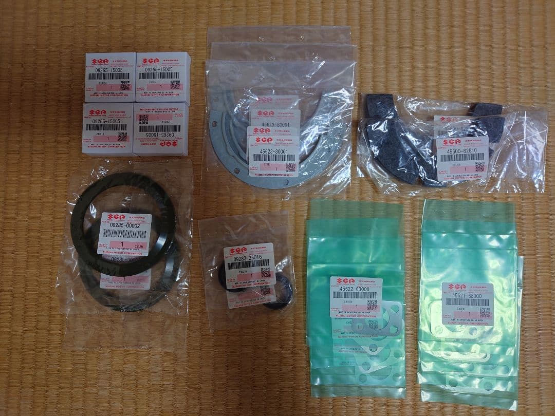 ジムニーja11スズキ純正ナックル周辺部品