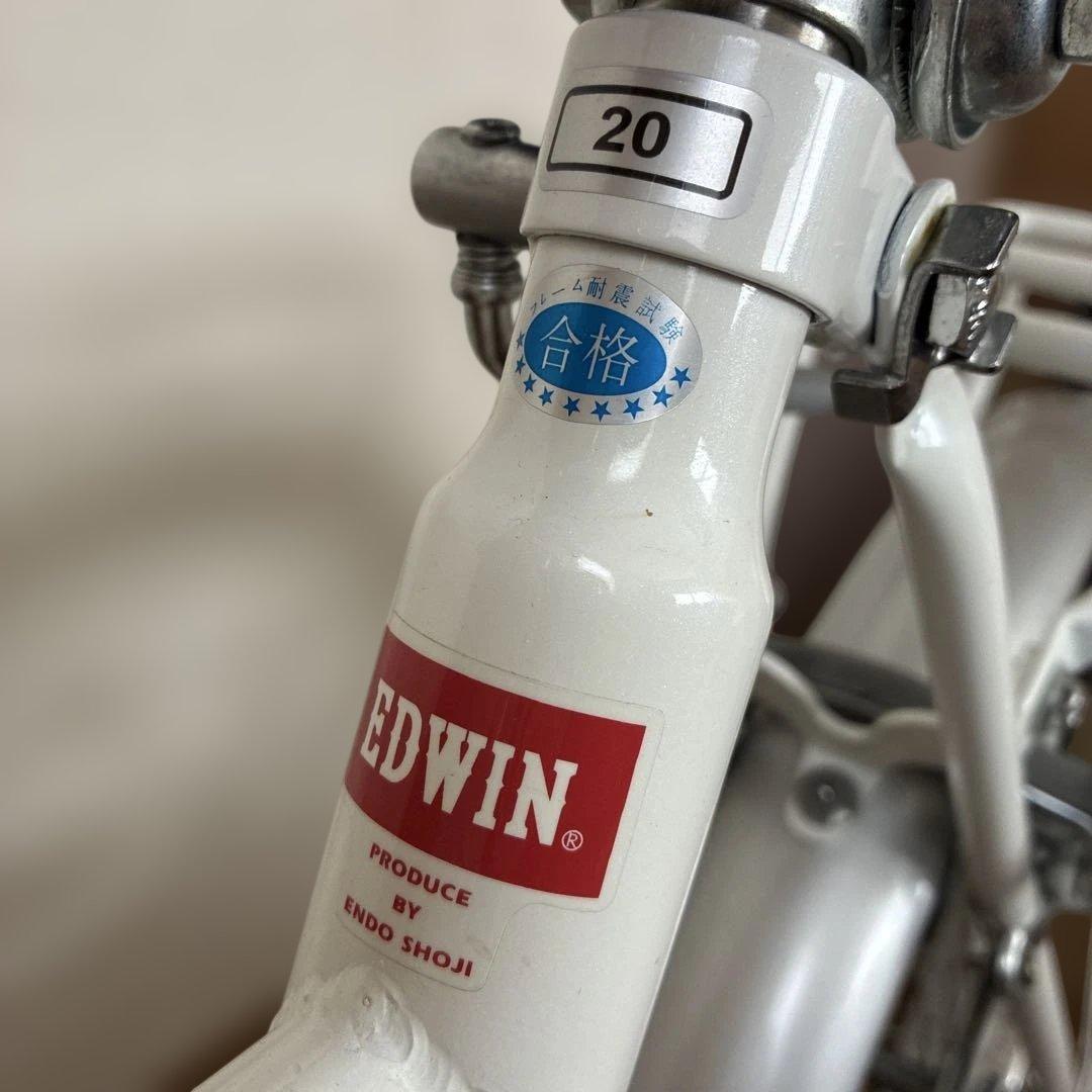 さ*た様 EDWIN 20インチ 折りたたみ自転車 ホワイト