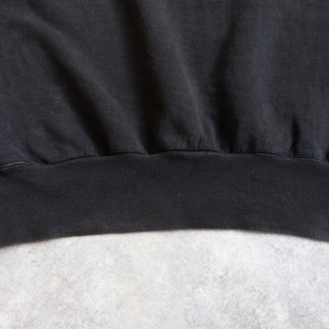 ハイコットン ブラック USA製 90s Russellラッセル スウェットXL