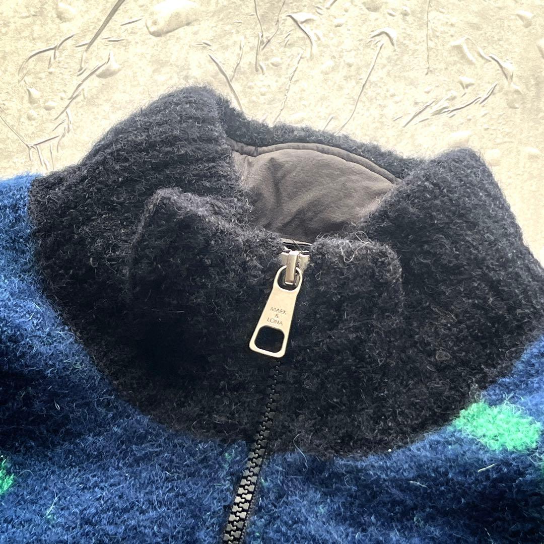 木村拓哉着　希少サイズ50 MARK&LONA 最高級　モヘヤ　スカルジャケット