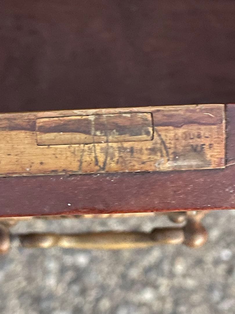 イギリス　書斎机　デスク マホガニー材 アンティーク　デスク　両袖　クラシック