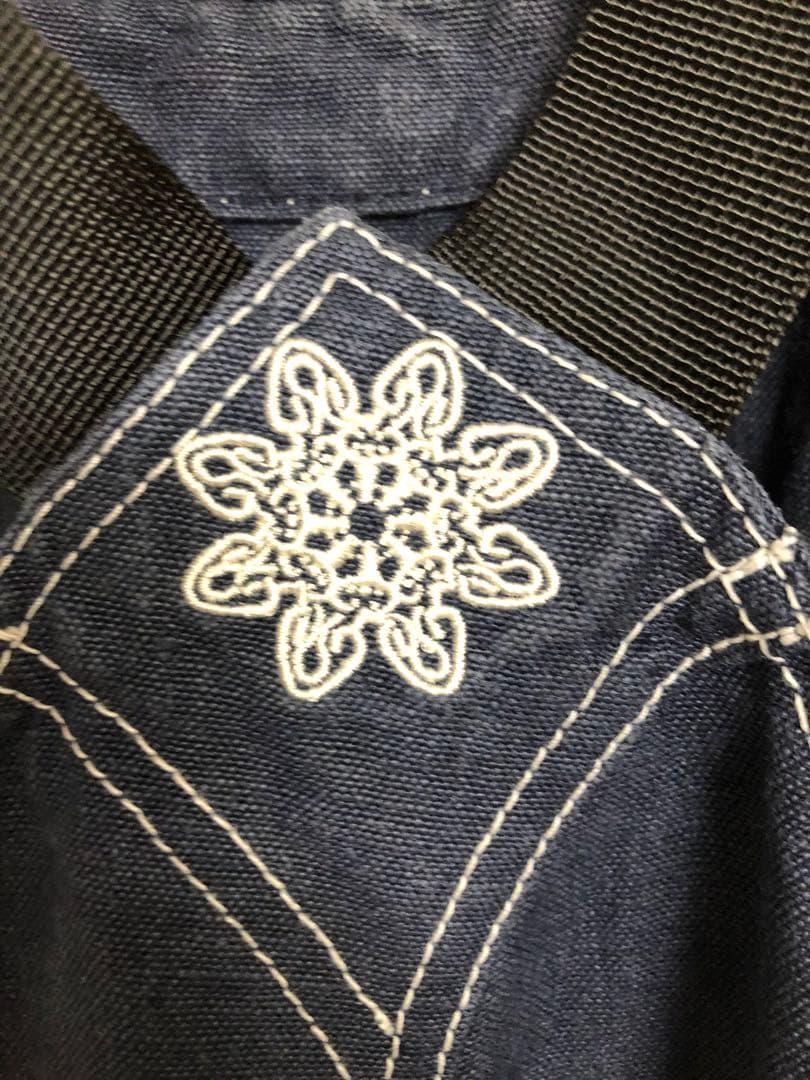 TOKYOHEMPCONNECTION HEMPオーバーオール ネイビー L