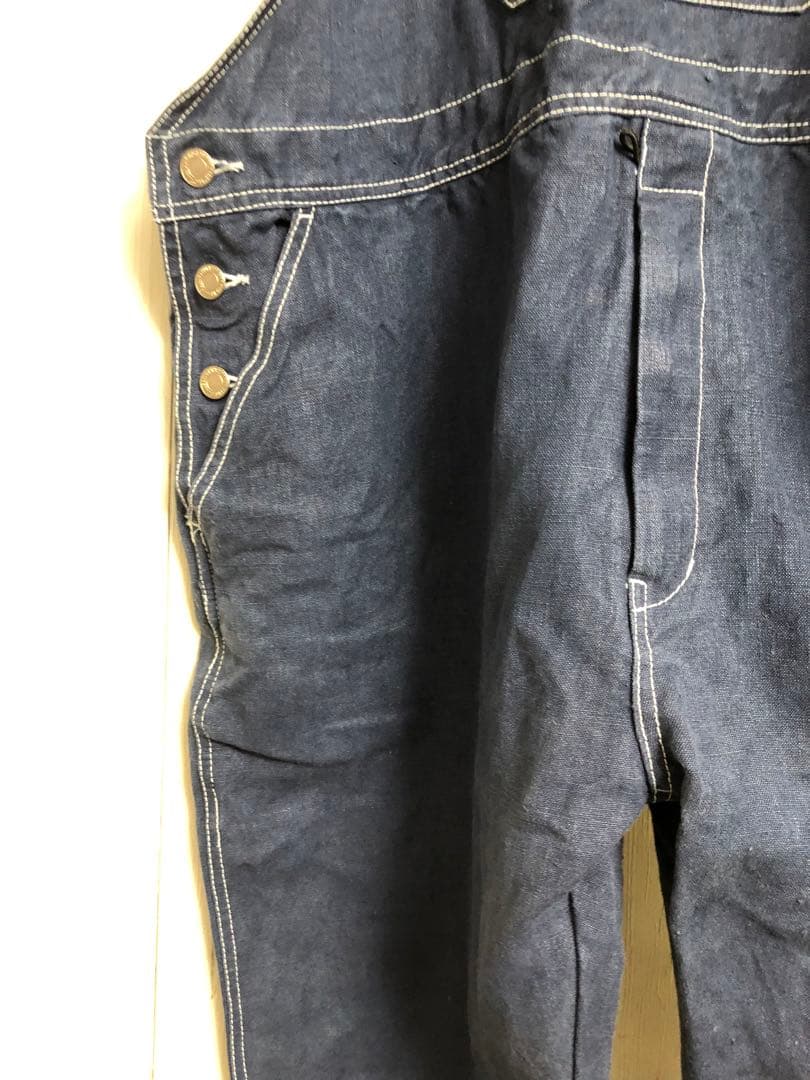 TOKYOHEMPCONNECTION HEMPオーバーオール ネイビー L