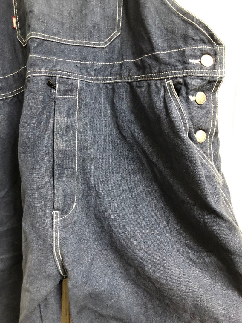 TOKYOHEMPCONNECTION HEMPオーバーオール ネイビー L