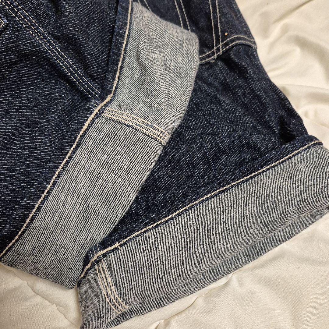 d*t様 超レア❗エヴィスEVISU エプロン付きオーバーオール34インディゴブ