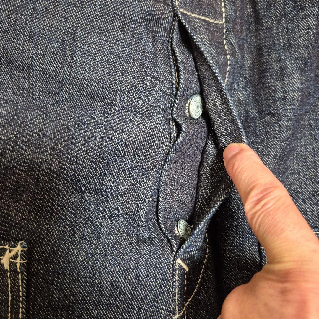 d*t様 超レア❗エヴィスEVISU エプロン付きオーバーオール34インディゴブ