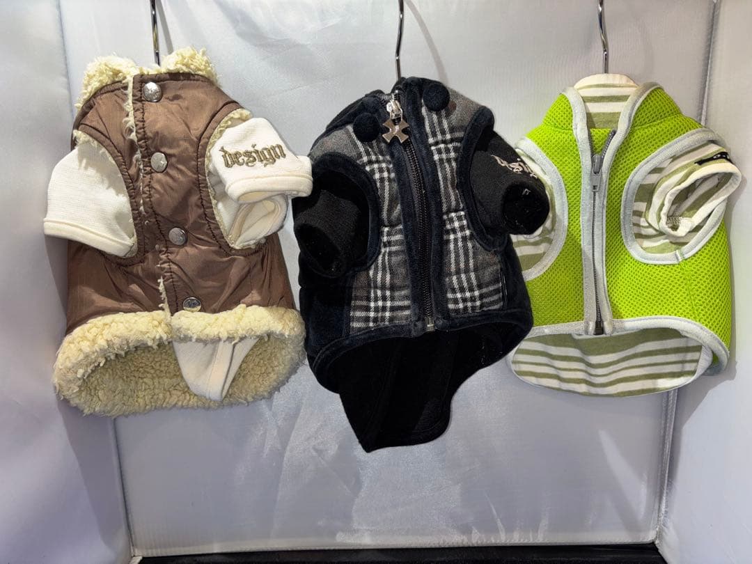 design f デザインエフ 犬服 6点セット　ベスト・パーカー・Tシャツ