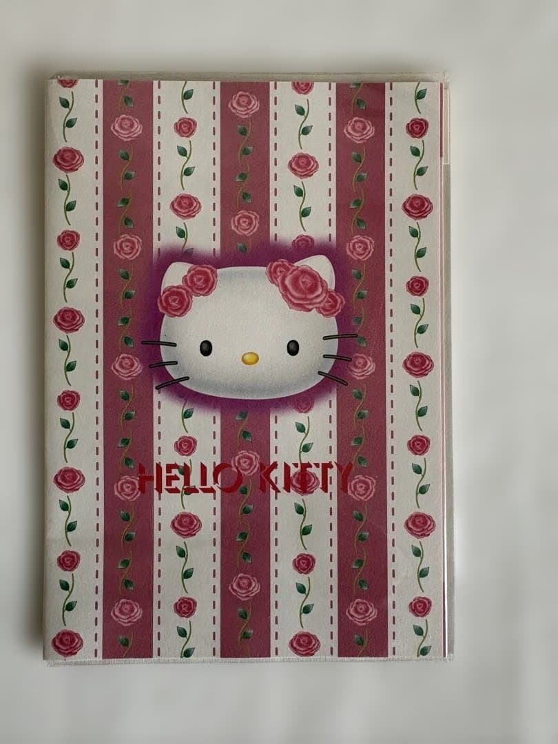 【激レア 】サンリオ ローズ柄リフィル 6穴 & カード 2000年 キティ