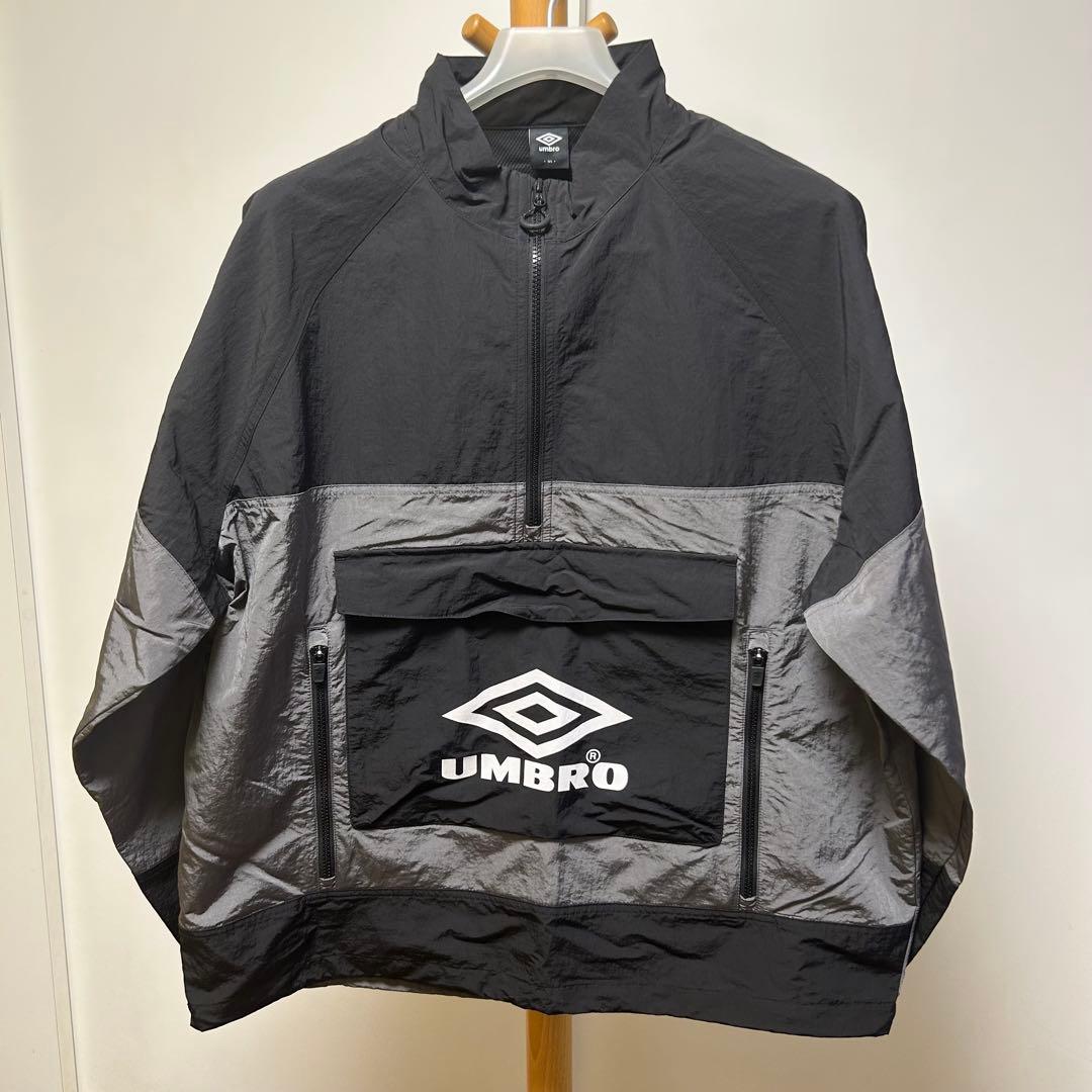 アンブロ スタンドネック アノラック　ブラック　XL