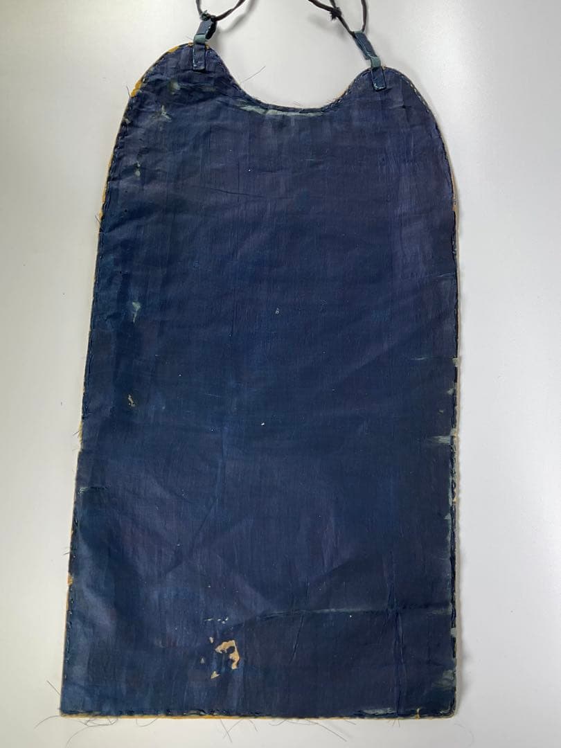 前掛け　金彩　采配図　武具　甲冑　鎧兜　江戸時代