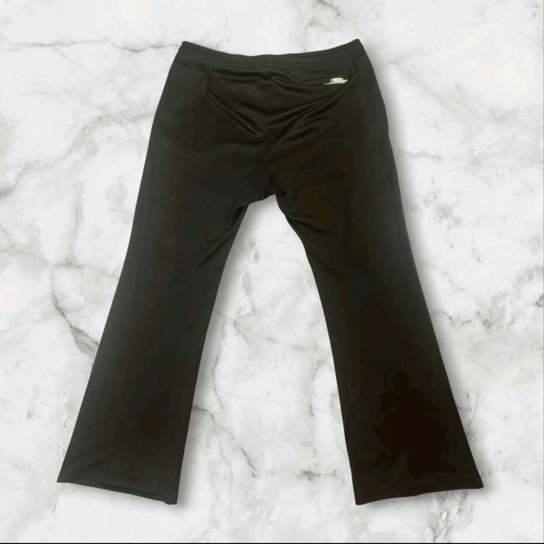 【セリーヌ】ジャージパンツ黒2L LL XLフレアトラックCLEINEブラック