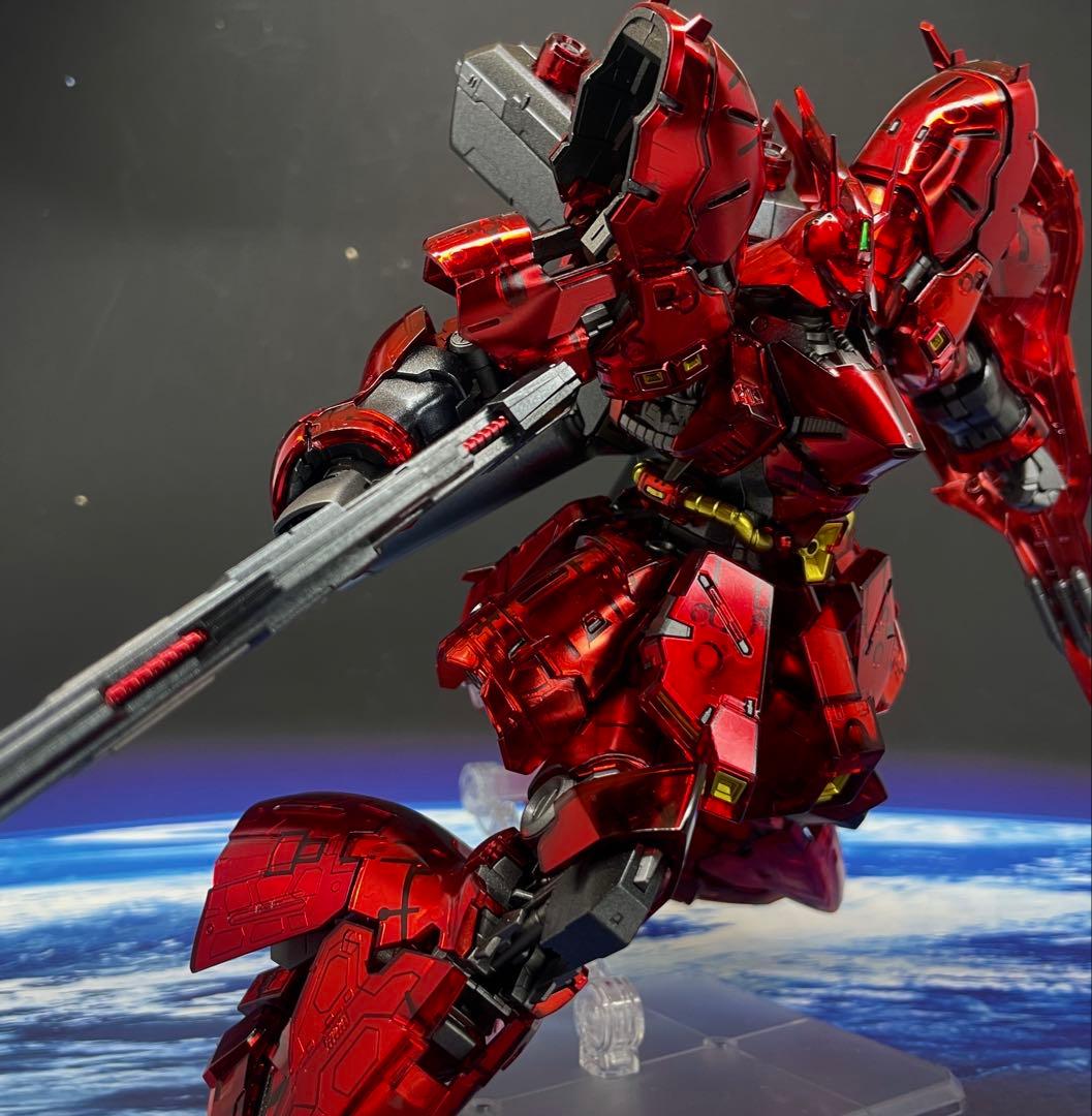 Y*A様 RG 1/144 ガンダムベース限定 サザビー メカニカルコアメッキ