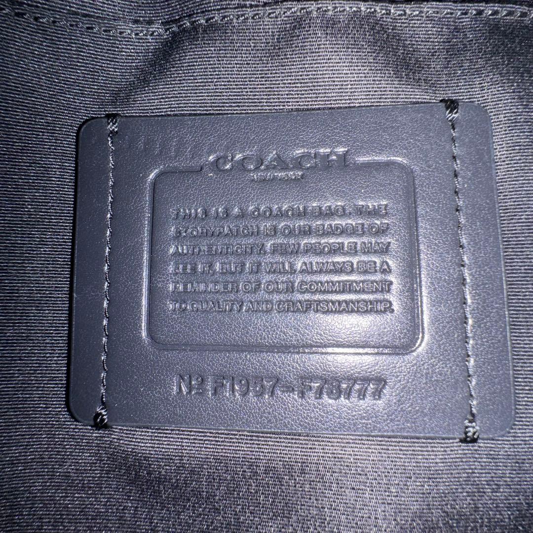 美品 コーチ ボディバッグ ショルダーバッグ クロスボディ 斜め掛け メンズ