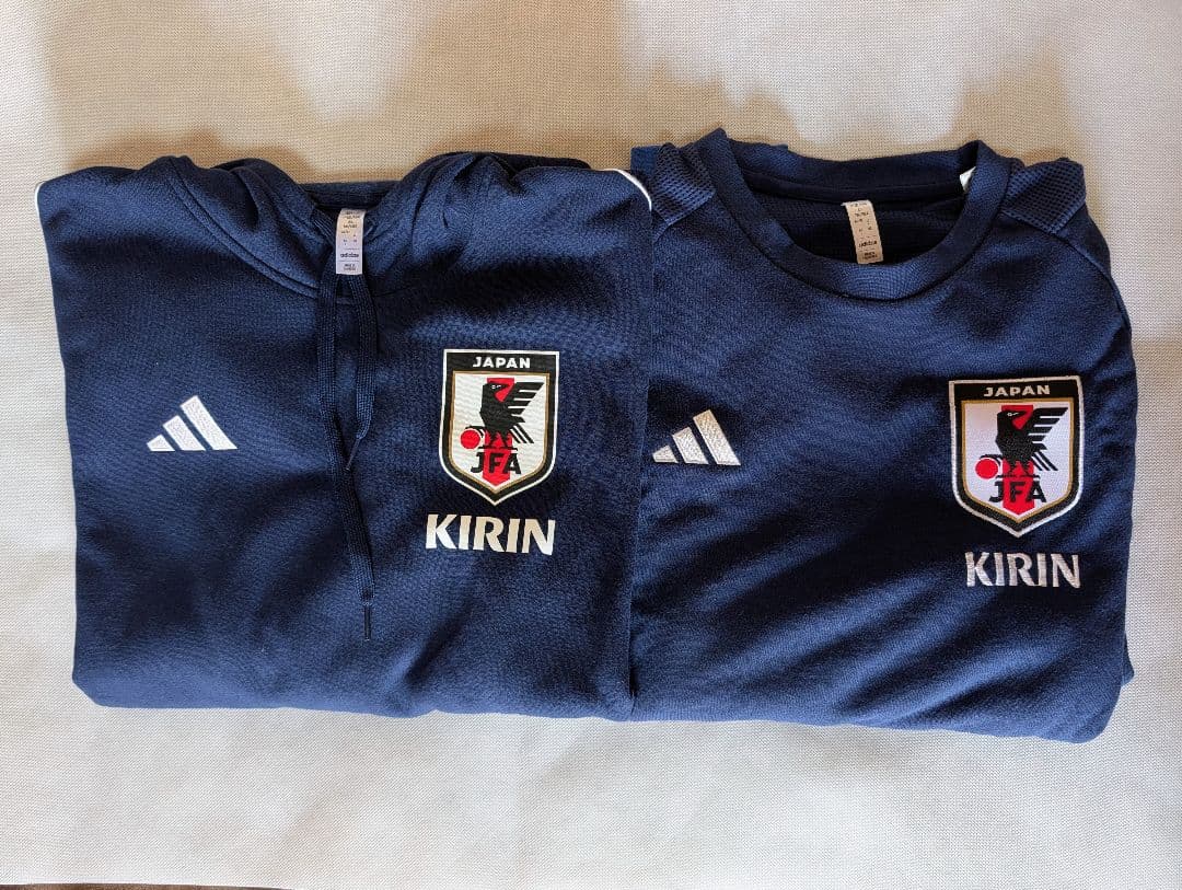 サッカー日本代表 アディダス パーカー スウェット 2枚セット