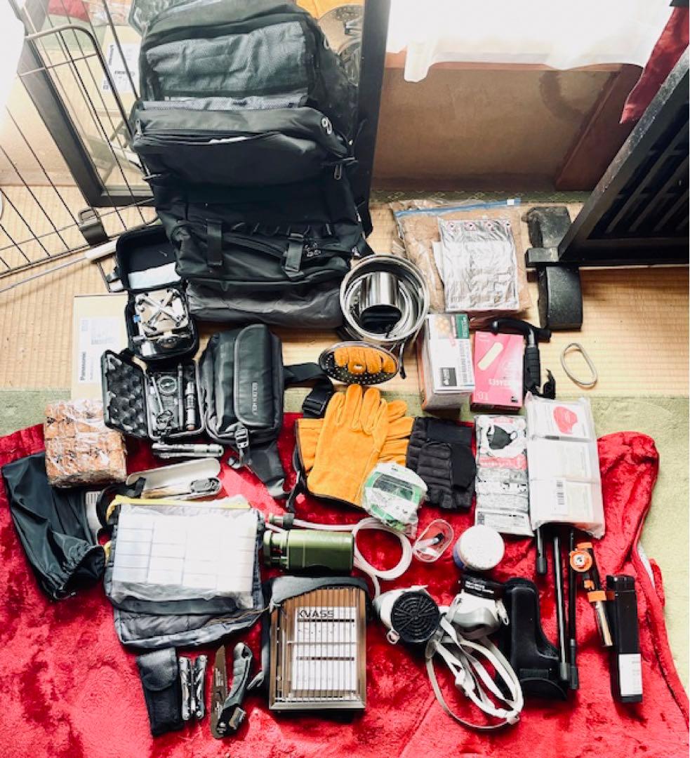 ★非常用持ち出しフルセット 特大バックパック2種付き★