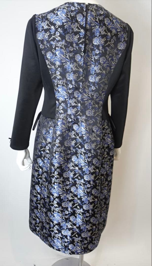 Super Beauty 2025タグ付ジャガード織切替ワンピース