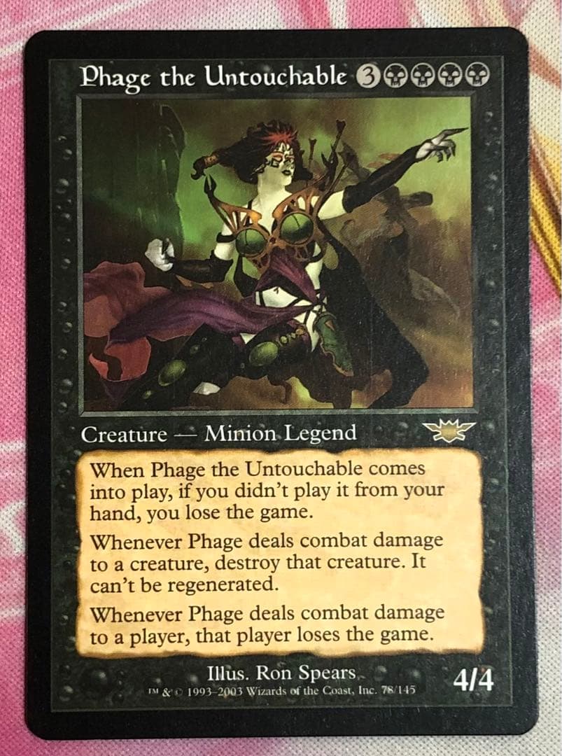 触れられざる者フェイジ 英語