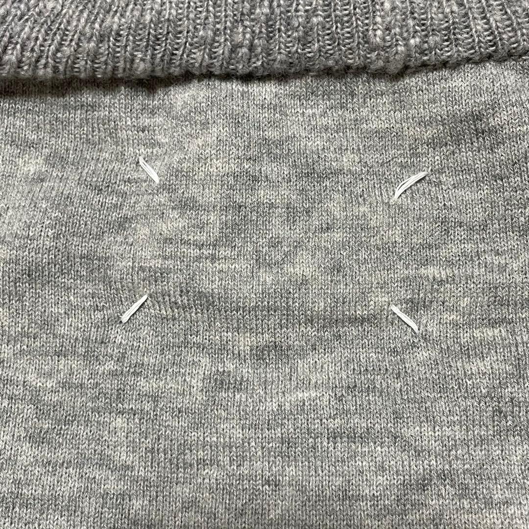 メゾンマルジェラ 17AW タートルネック ネップ加工 ニット グレー Mサイズ