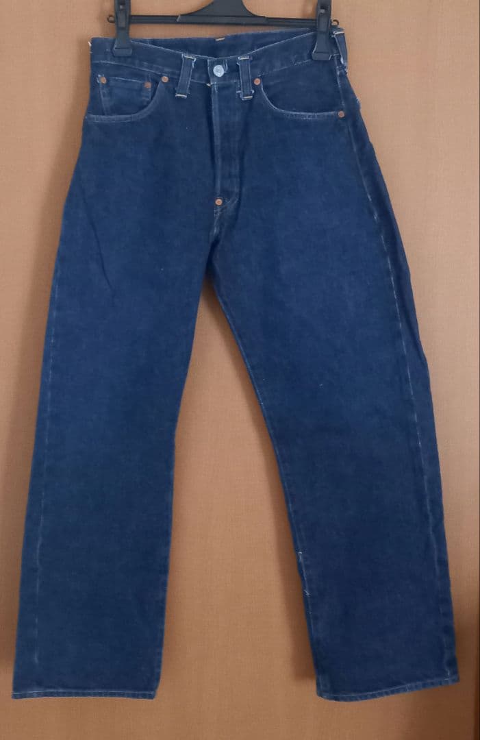 Levis 201XXバレンシア製　復刻ビックE 　濃紺美品 W33