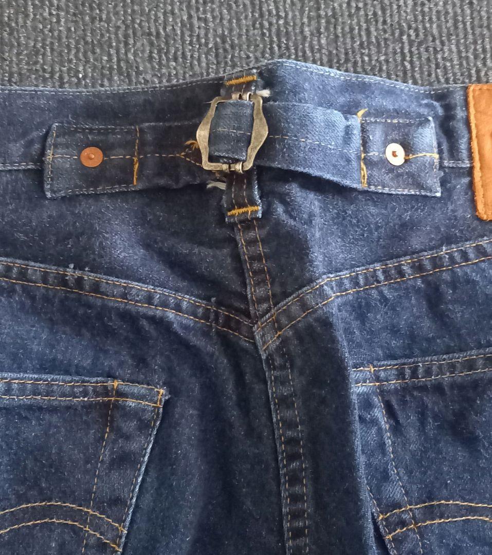 Levis 201XXバレンシア製　復刻ビックE 　濃紺美品 W33