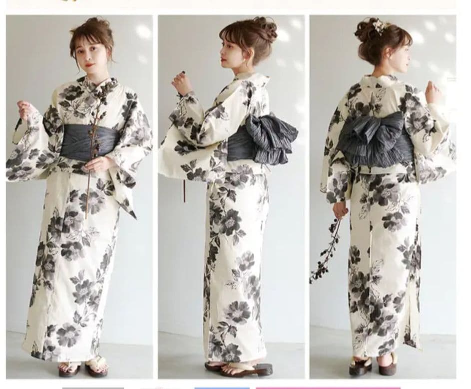 Dita 浴衣　下駄　セット　5店セット 京の水墨画