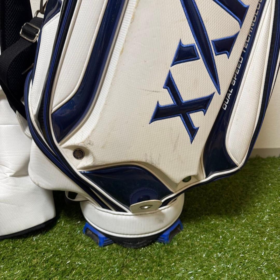 ダンロップ XXIO ゼクシオ キャディバッグ ゴルフバッグ ホワイト