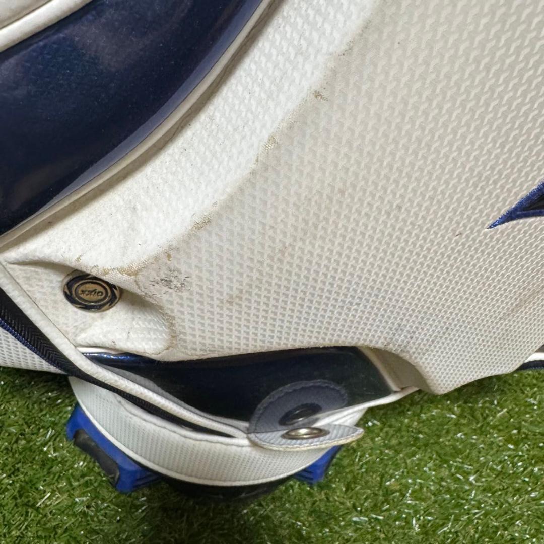 ダンロップ XXIO ゼクシオ キャディバッグ ゴルフバッグ ホワイト