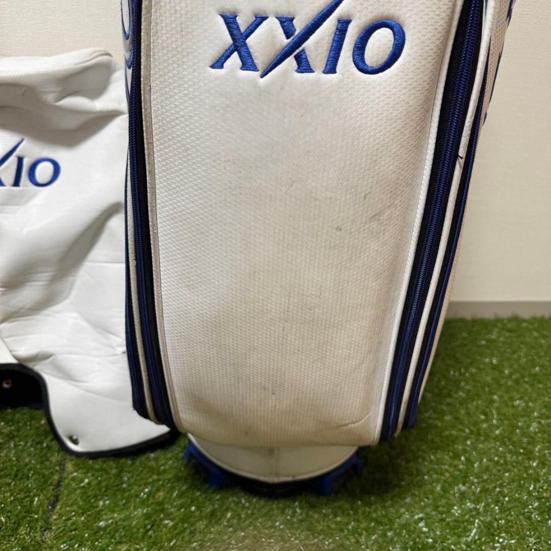 ダンロップ XXIO ゼクシオ キャディバッグ ゴルフバッグ ホワイト