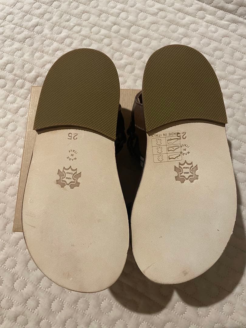 新品未使用 箱ありPePeリボン サンダル 25