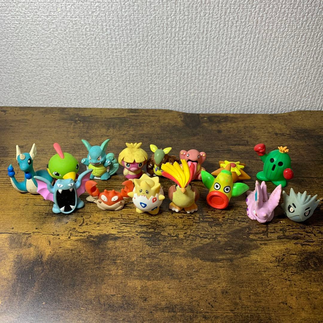 3F 【希少・当時物】ポケモンキッズ 指人形 14体まとめ売りソフビ