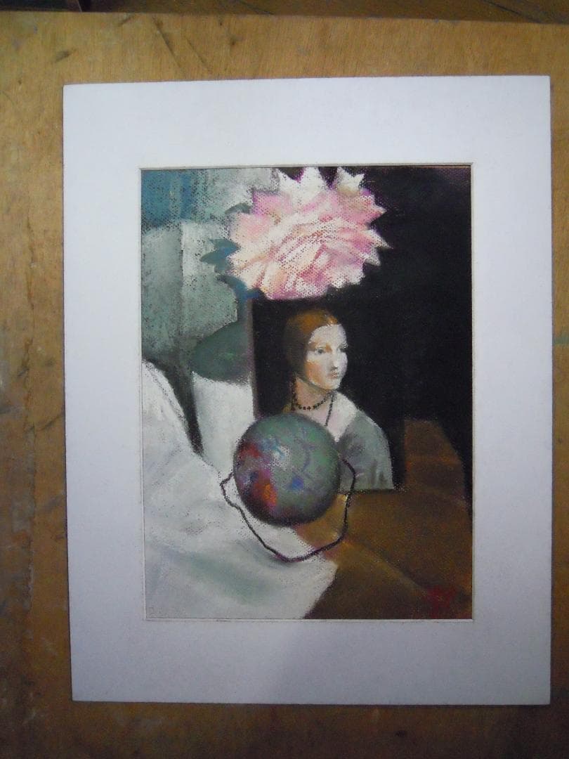 ブリキの地球儀のある静物