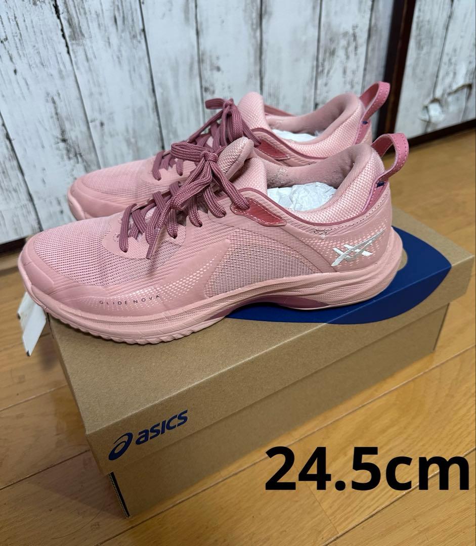 アシックスGLIDE NOVA FF 4 24.5cm ピンク美品