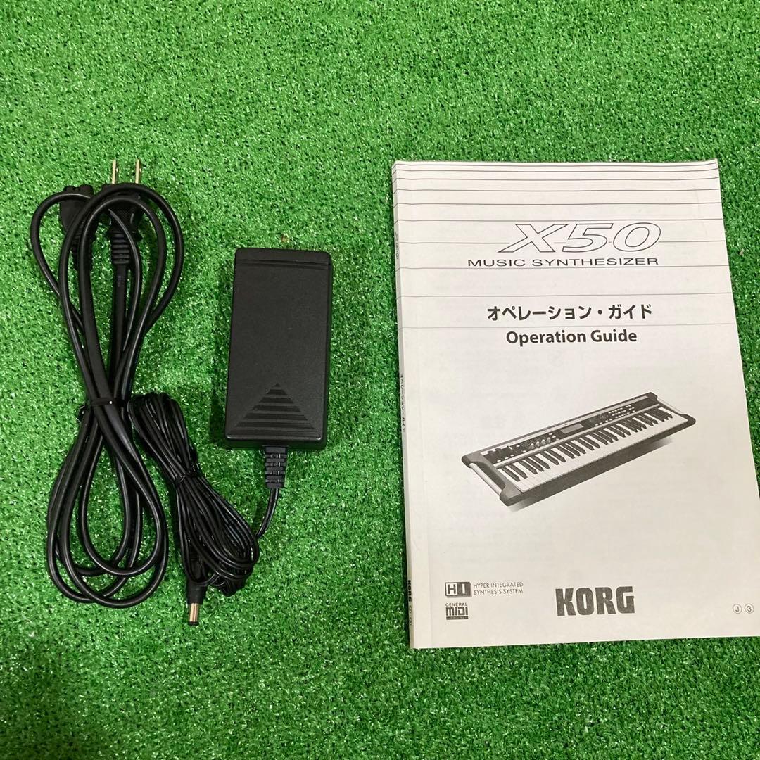 美品 KORG コルグ X50-61 鍵盤 シンセサイザー 2WAYケース