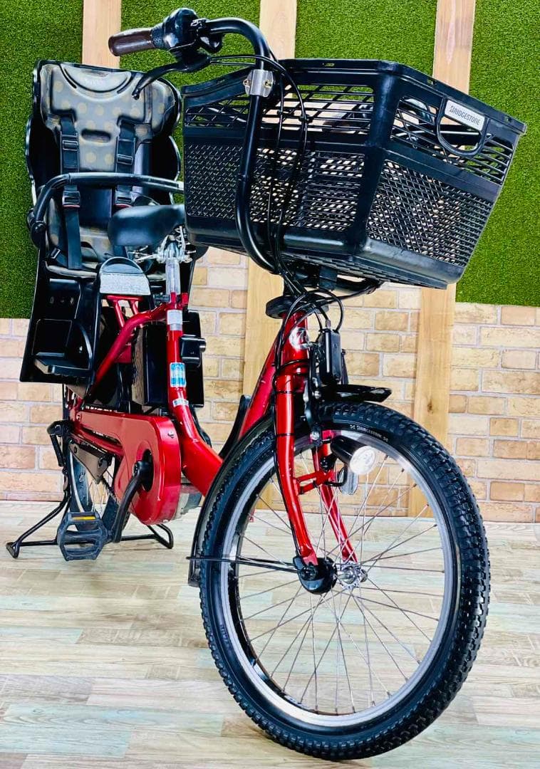 破格 超大容量 ビッケ ブリヂストン　子供乗せ電動アシスト自転車 ZH2823