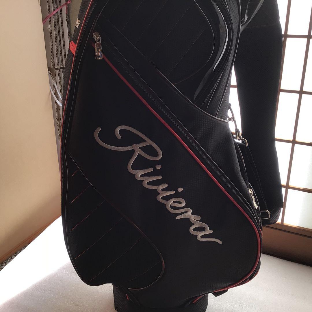色々、キャディーバック　　Riviera ゴルフバッグ 黒