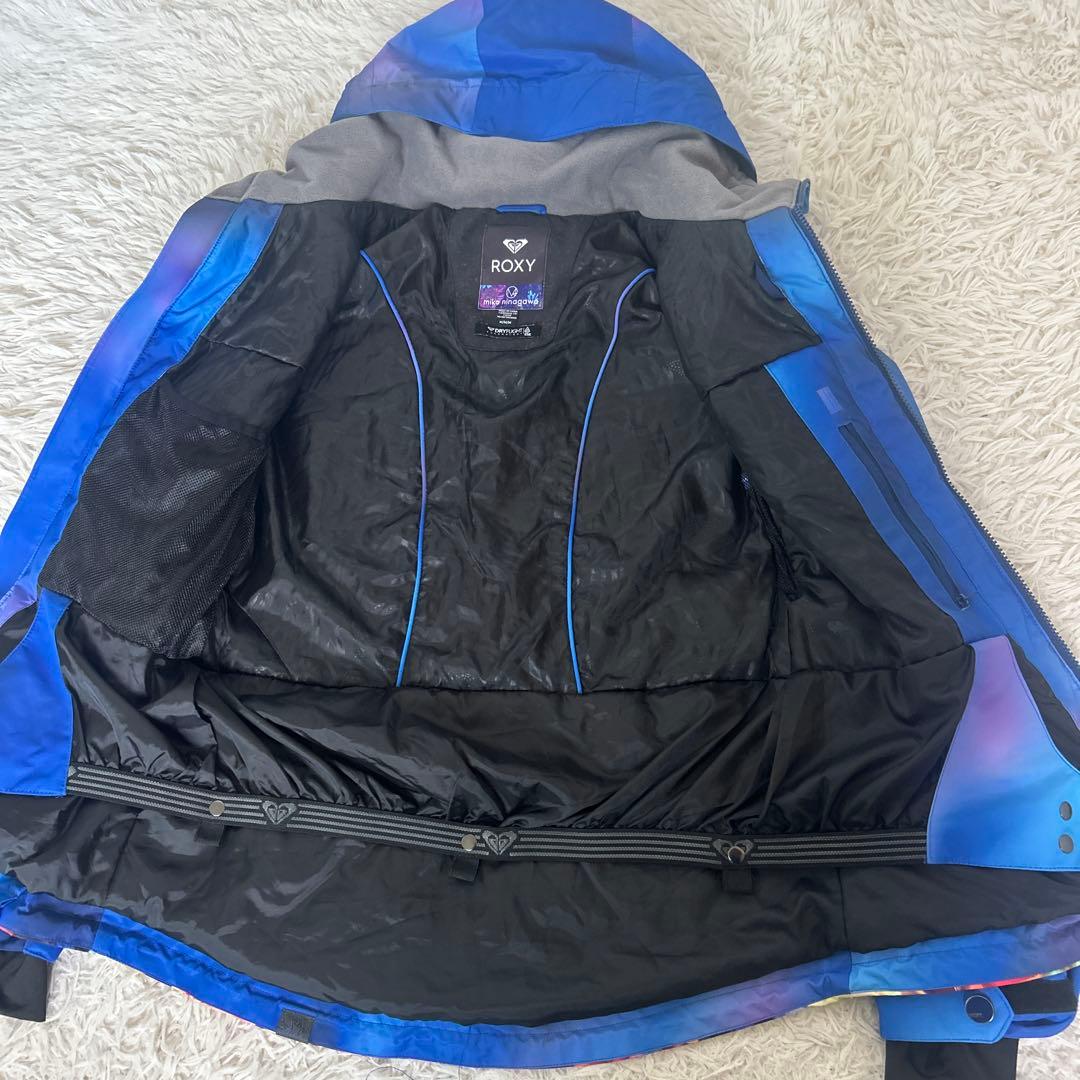 美品　ROXYスノボウエア　上下セット　蜷川実花コラボ　花柄　M L