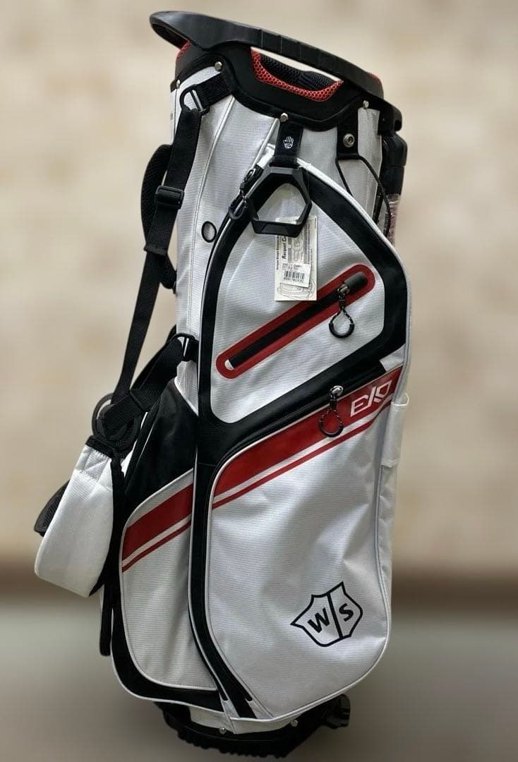 Wilson（ウィルソン）のクラブ セットとカートバッグのセット。