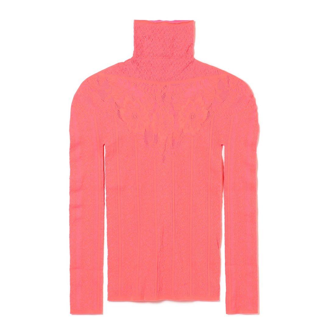 チャコット　ノーソーイングニット　ピンク　長袖　新品　タートルネック フラメンコ