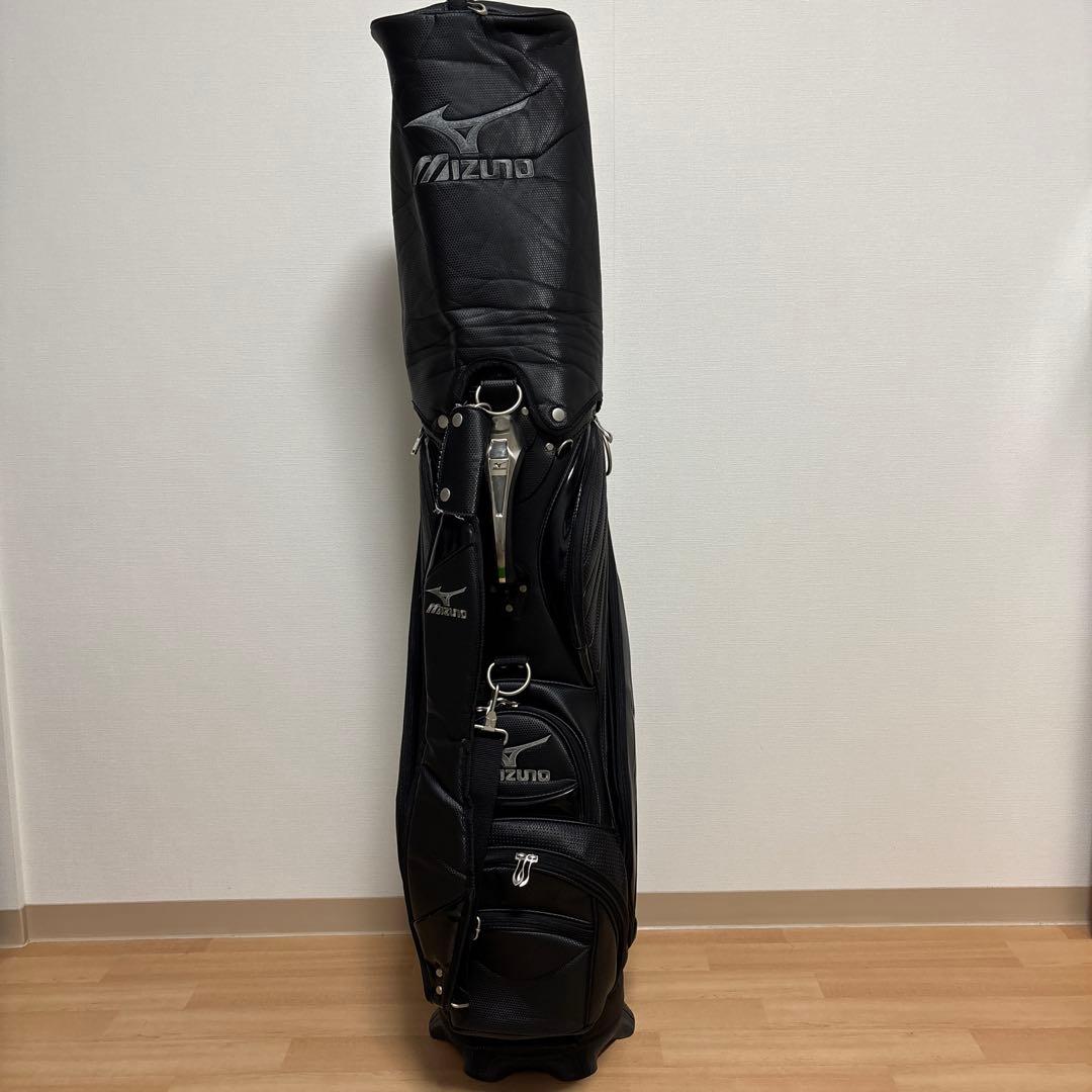 【最終値下げ】Mizuno ゴルフキャディバッグ(ブラック)