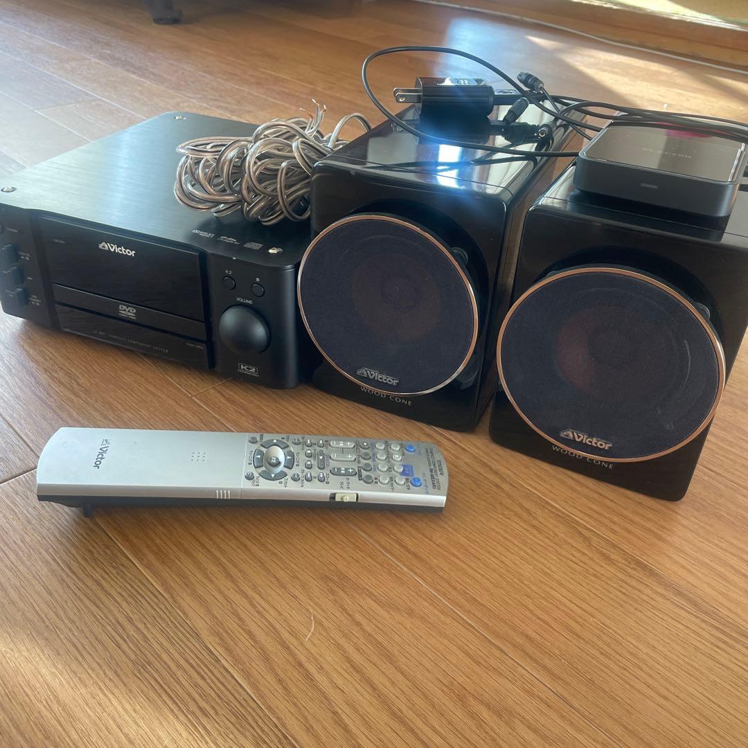 【Victor ミニコンポ】CD・DVDプレーヤー付き