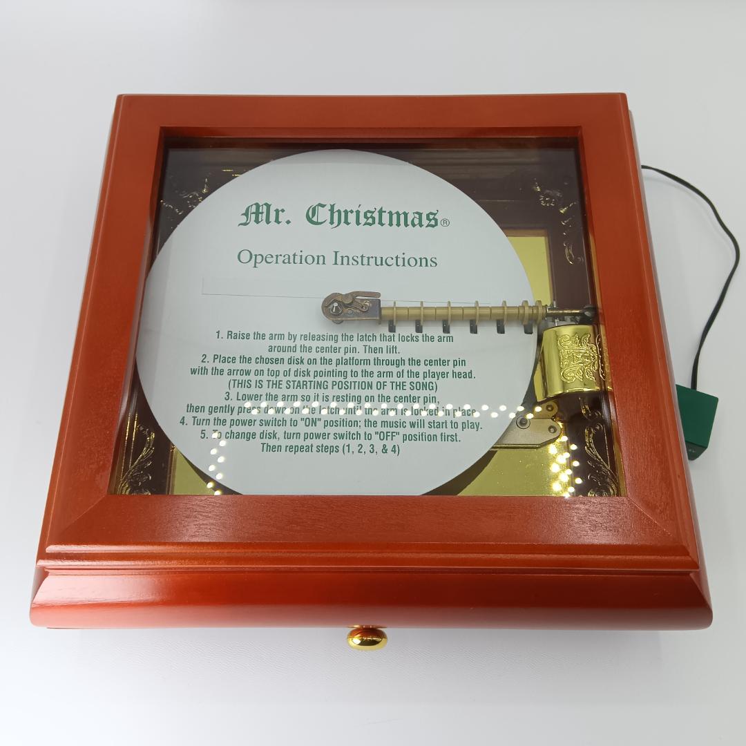 【訳あり】ミスタークリスマス オルゴール 16枚ディスク ACアダプター無し
