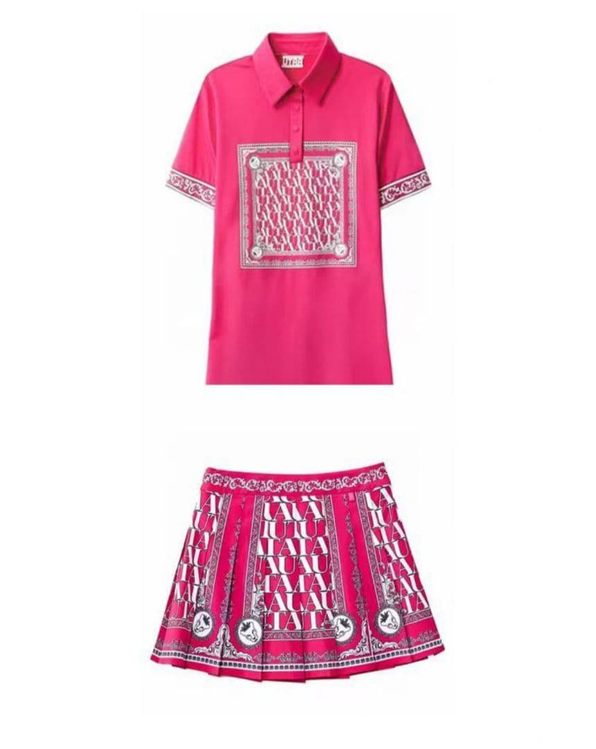 UTAA ゴルフ レディース トップス スカート 2点セット