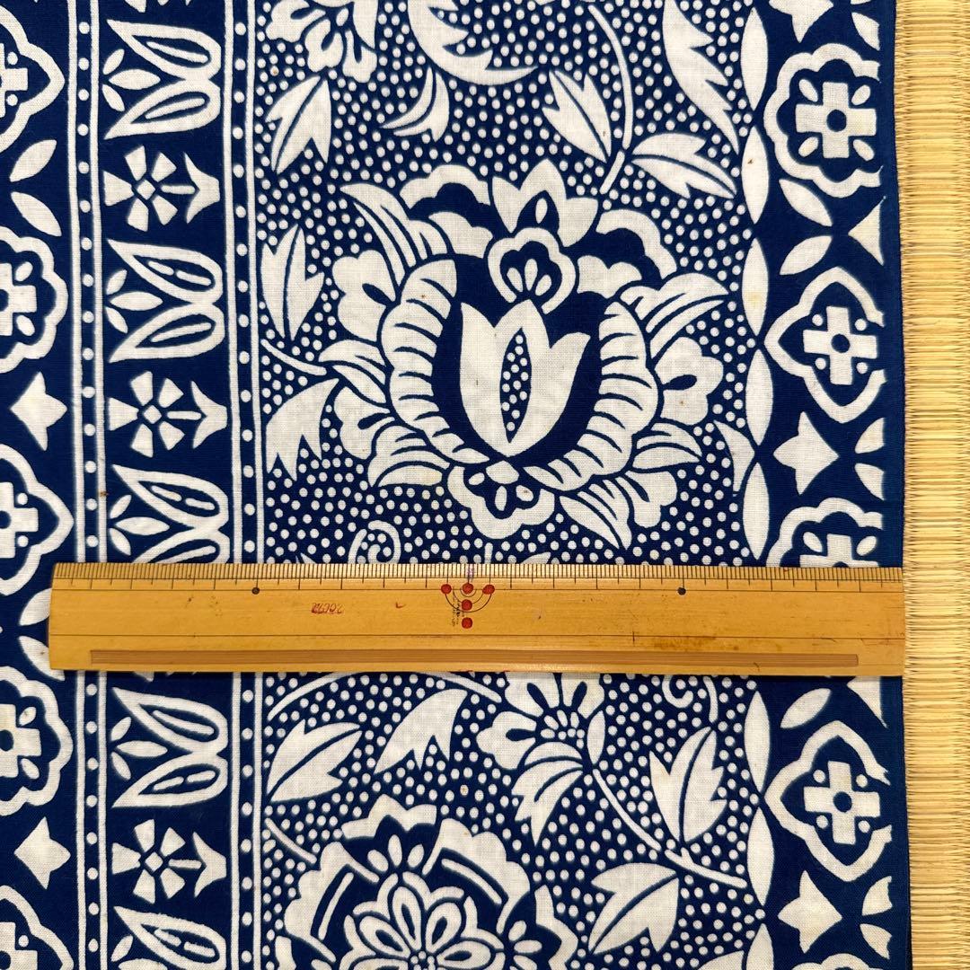 高級手芸　本染ゆかた反物　更紗