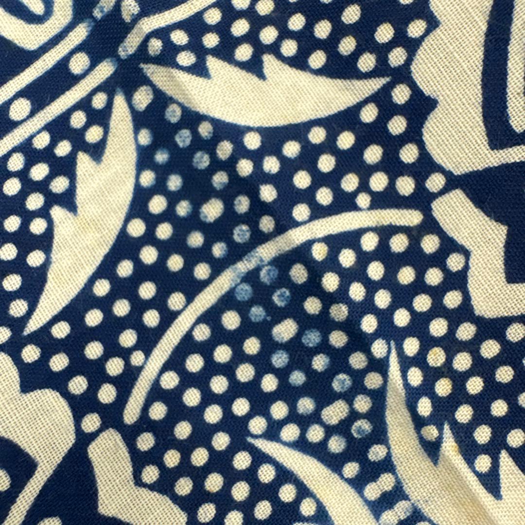 高級手芸　本染ゆかた反物　更紗