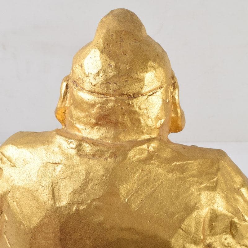 北村治禧作　古銅鍍金　福寿恵比寿像　限定130/400　共箱　M　8589A