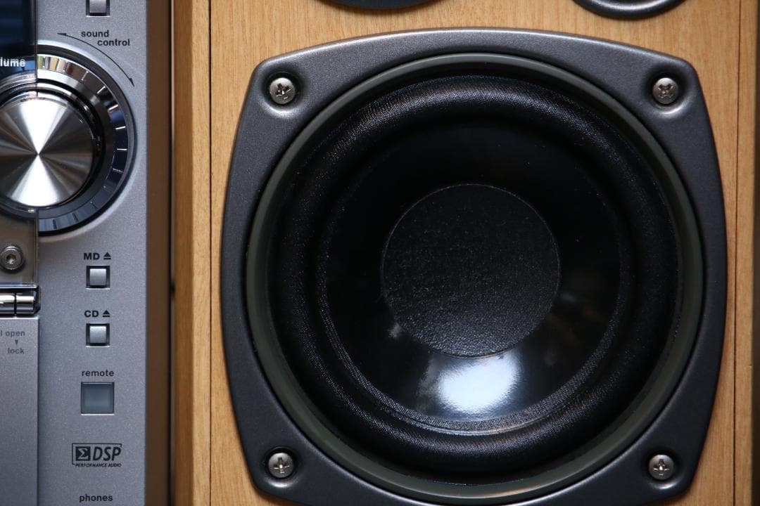 KENWOOD SL3MD CD/MD/TUNER/TAPE　コンポ　完動品