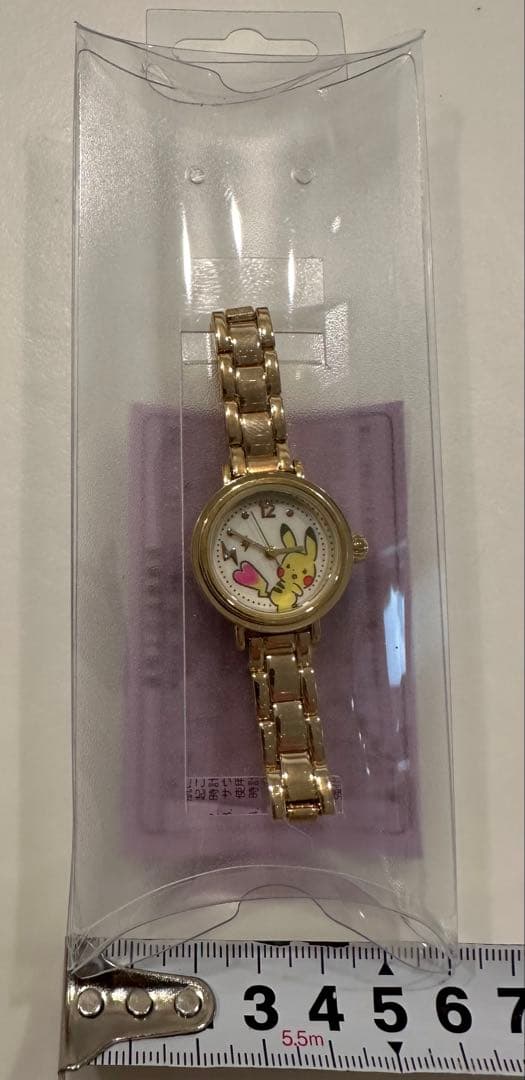 イッツデモ　ポケモン　ゴールドメタルウォッチ