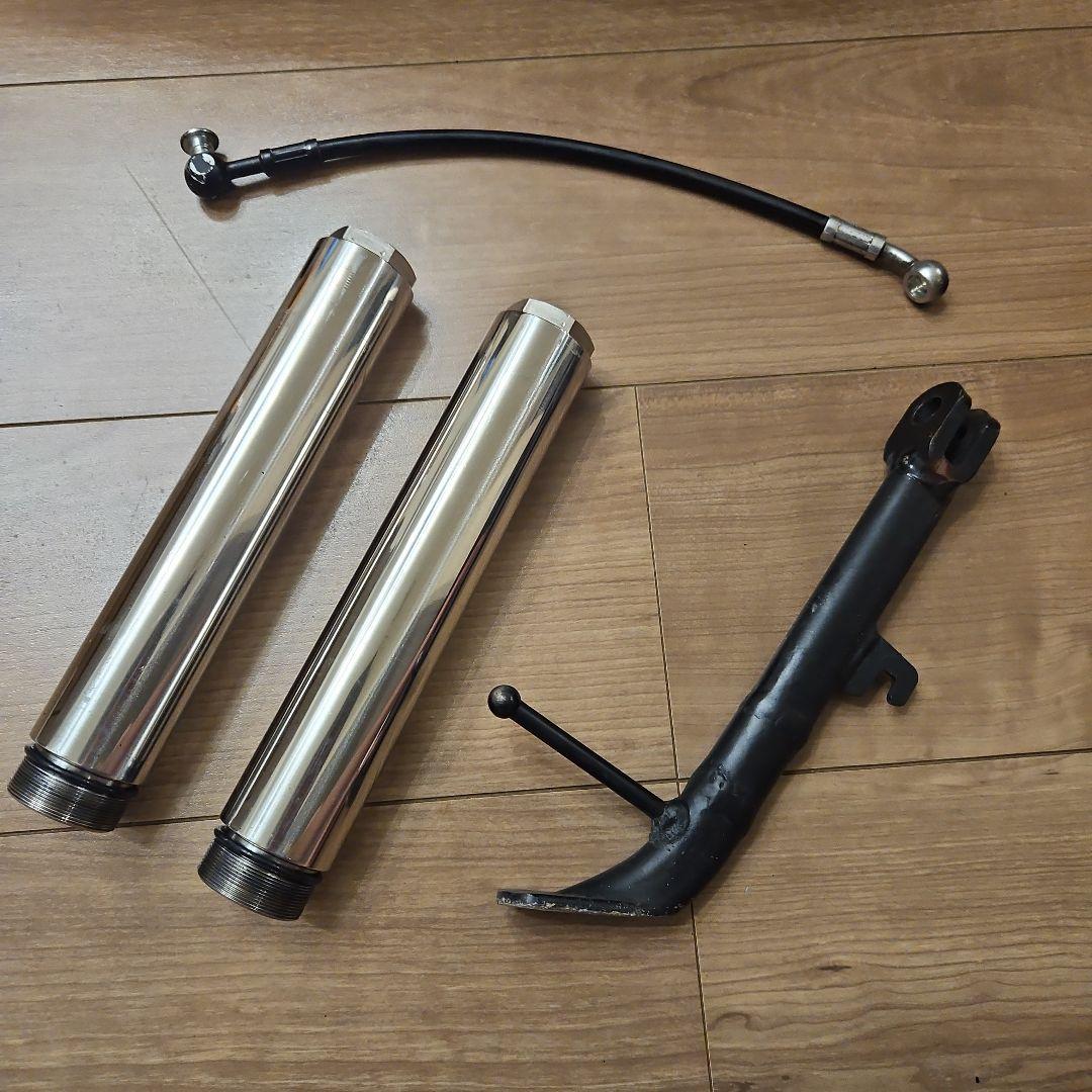 Rebel250【MC49】フォークジョイント200mm&サイドスタンド+おまけ