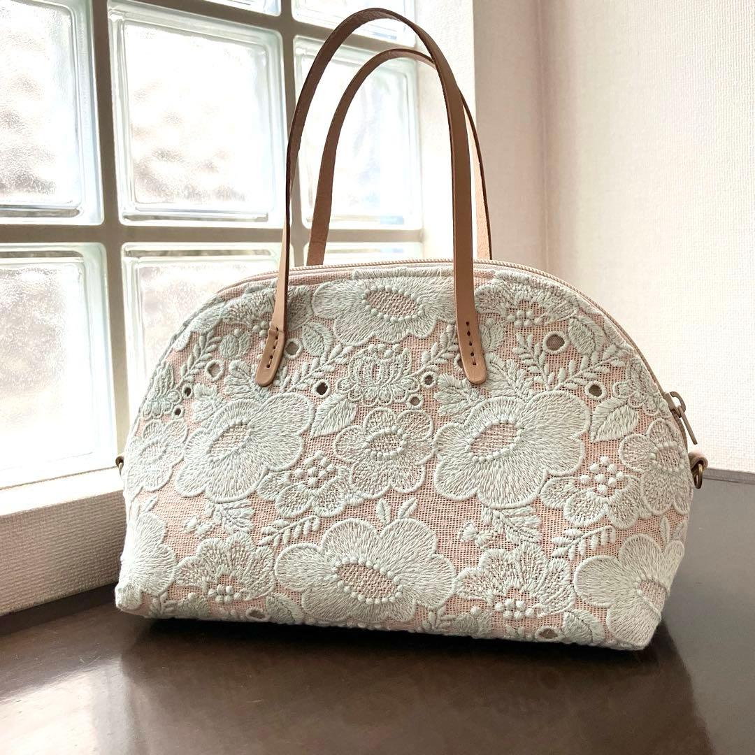 ミナペルホネン❤︎シレーヌバッグ smile flowe ハンドメイド